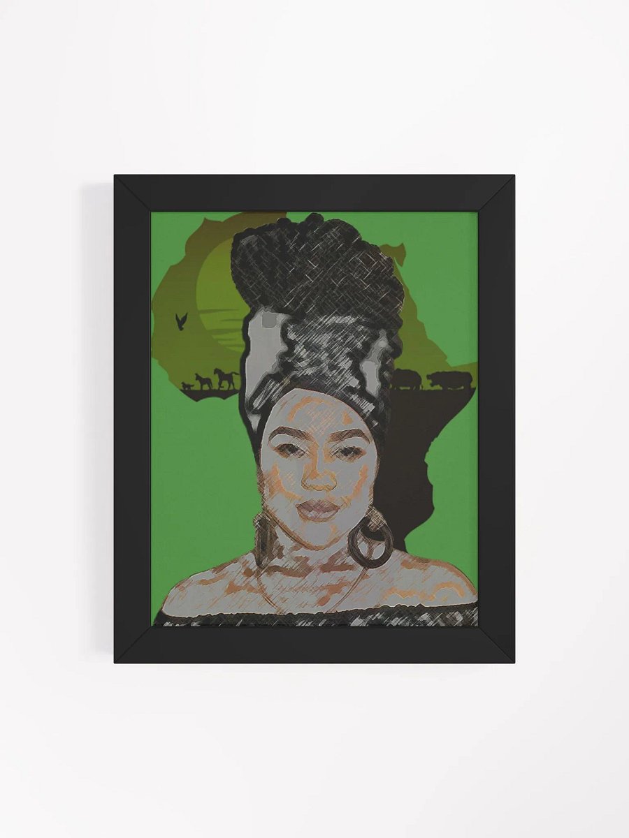 African Sunset Headwrap Matte Poster product image (4)