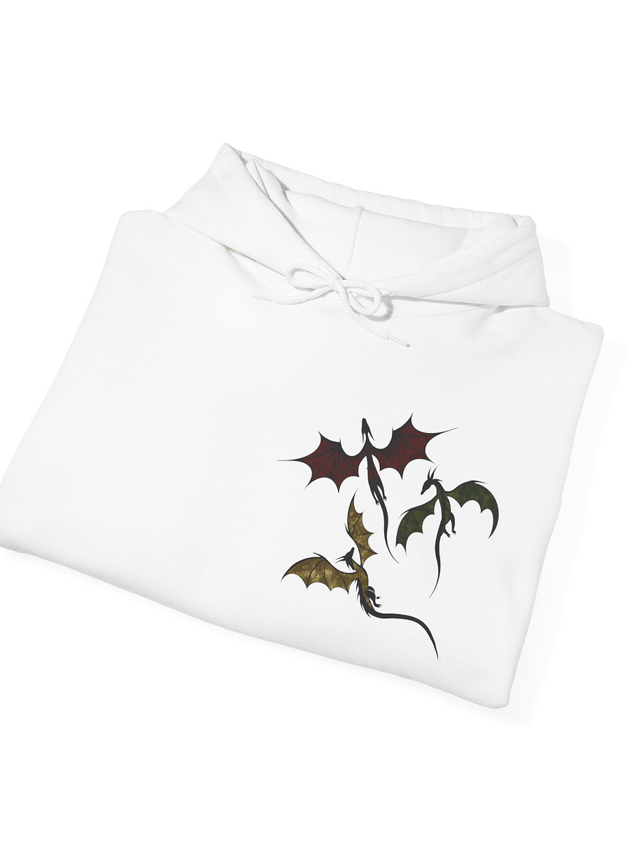 Fantasy Dragon Hoodie - Baby Dragon Trio Unisex Pullover Hooded Sweatshirt product image (9)
