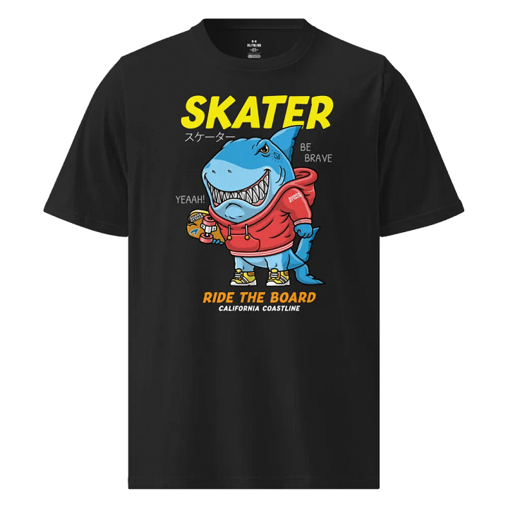 Skater Shark Unisex Athletic Tee by Under Armour® product image (1)