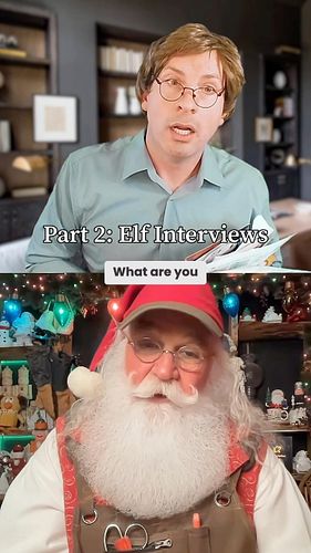 HELP ME DECIDE. 🎅🏻
Part 2 of Elf Interviews 🎄

#santa #comedyreels #comedyskits #interview #elf