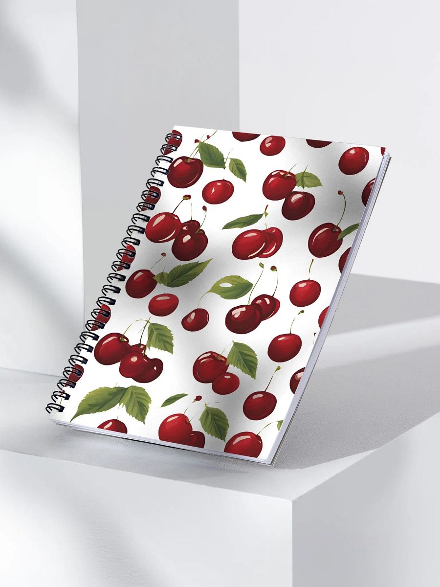 Cherry Blooms Fruit Design Spiral Notebook product image (3)