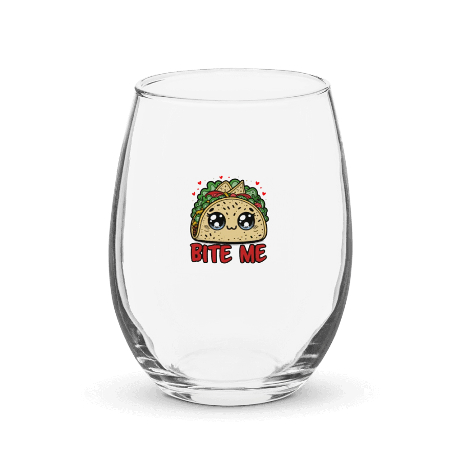 Bite Me - Stemless Wine Glass product image (1)