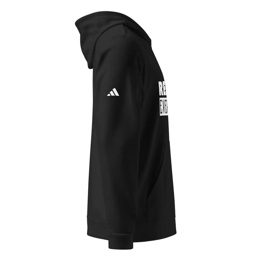 Ready! Every Day - White - Minimal | Fleece Hoodie | Adidas | IronSilkTigerCrane product image (4)