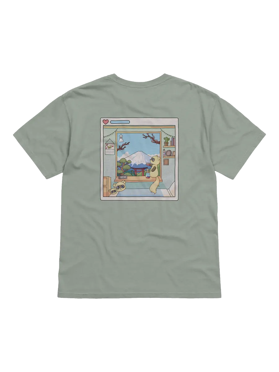 Cozy Ferret in Springtime LOGO T-Shirt product image (9)
