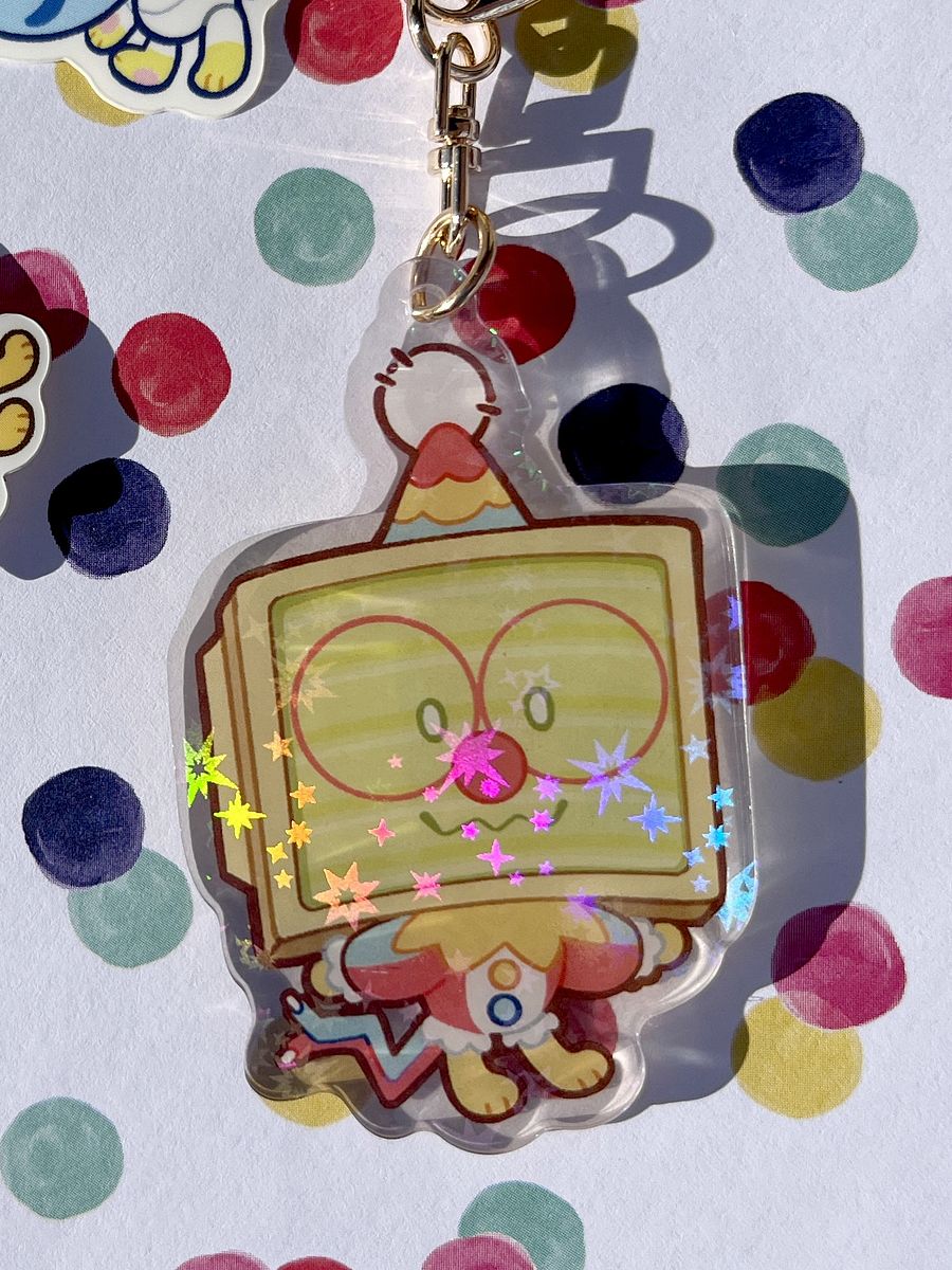 Buttons Acrylic Keychain product image (6)