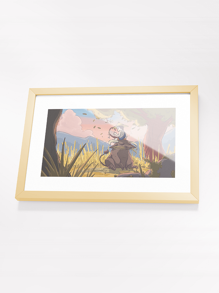Serenading a Buffalo | Frame Matte Poster 18"x12" product image (2)