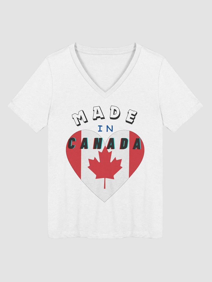 Maple Love Women's Relaxed V-Neck Tee product image (8)