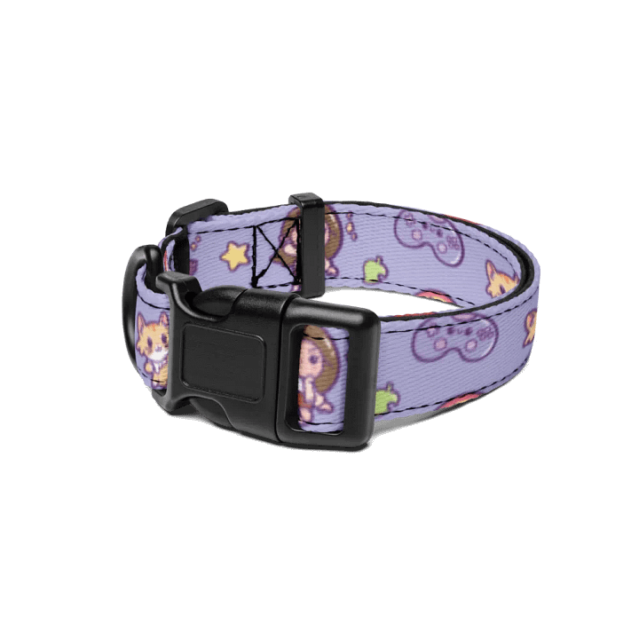 Alex & Tely Pattern Pet Collar - Purple product image (2)