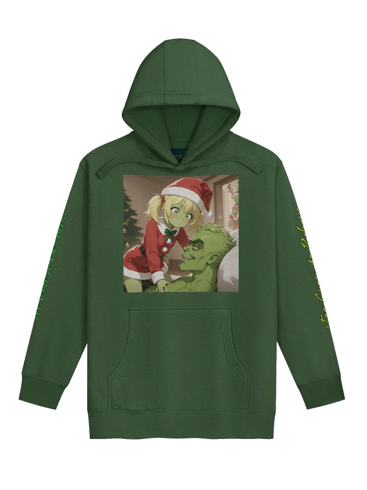 Too Cute to Be Nice — Anime Christmas Mischief Hoodie product image (1)