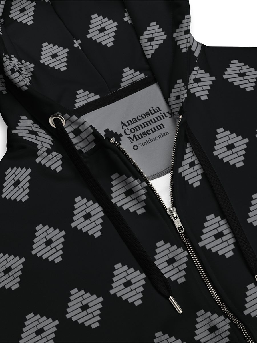 Powered by the People Zip Hoodie (Black/Gray) Image 5