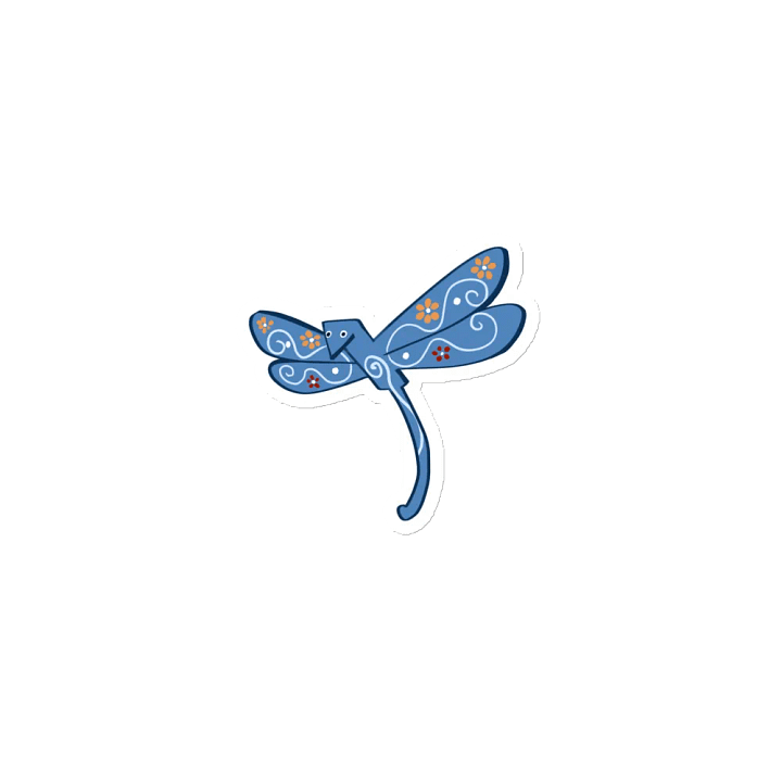 Blue Dragonfly Magnet product image (1)