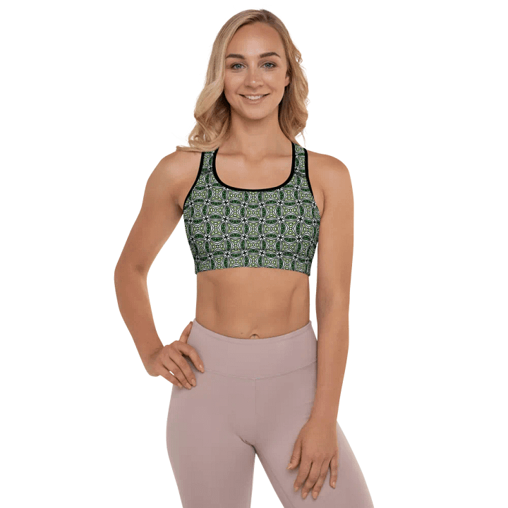 Aromantic Abstract (2) - Padded Sports Bra product image (1)