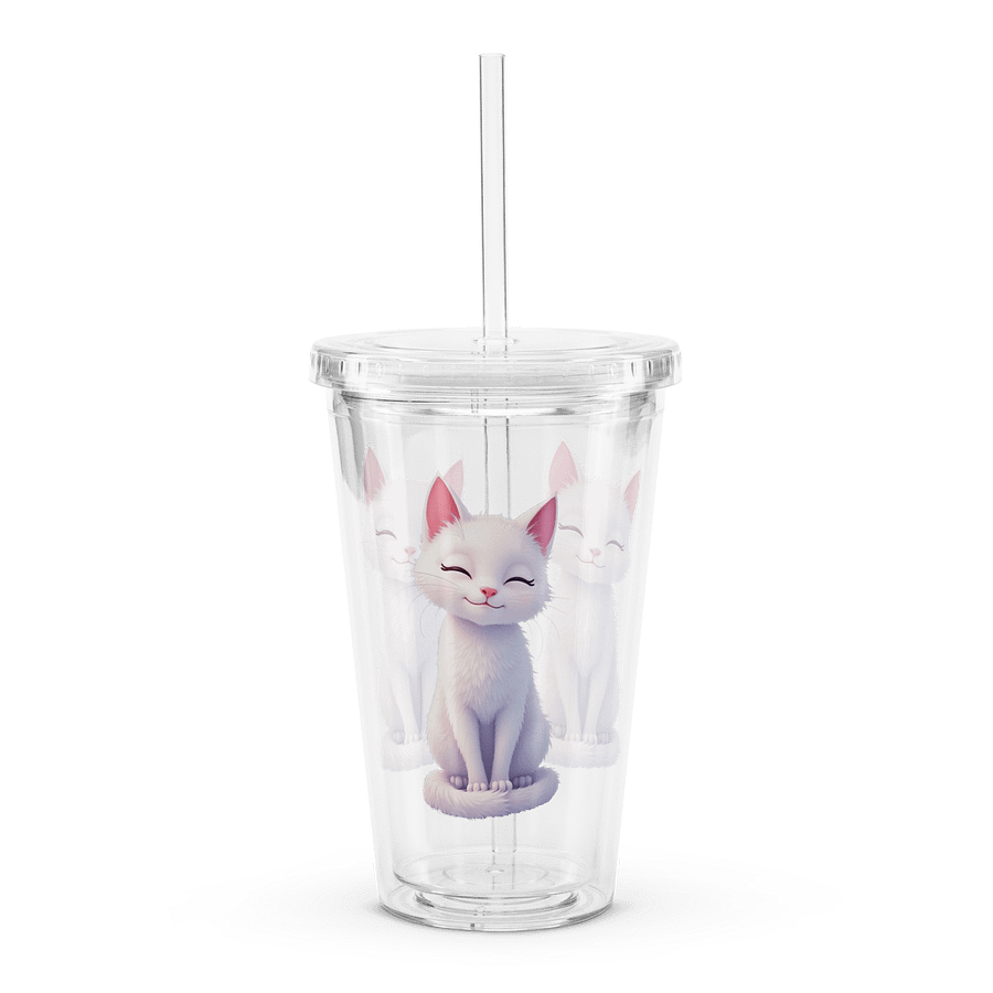 Claudia Double Wall Clear Plastic Tumbler product image (1)