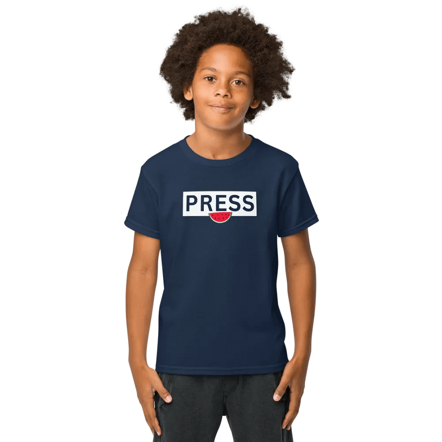 PRESS Palestine Kids T-shirt product image (1)