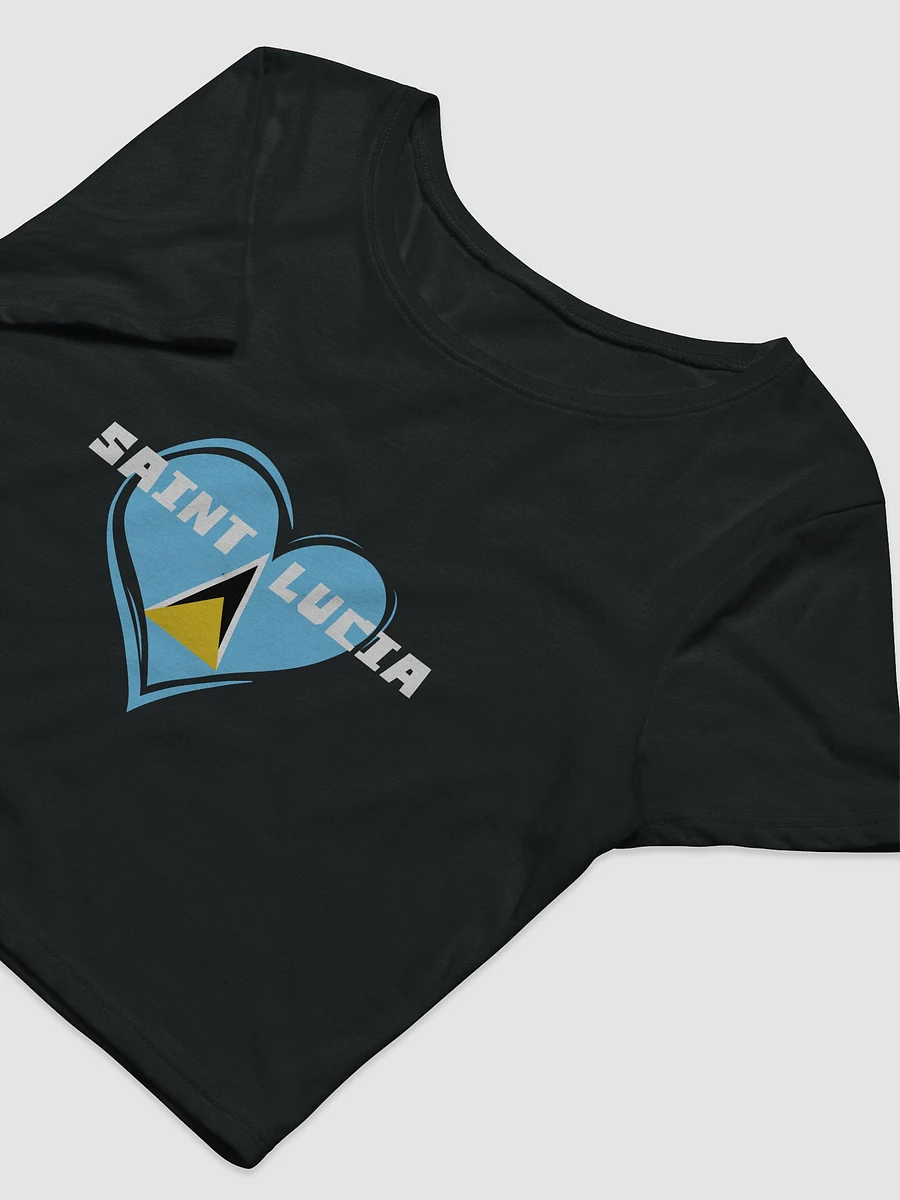 Saint Lucia Heart Crop Tee product image (10)