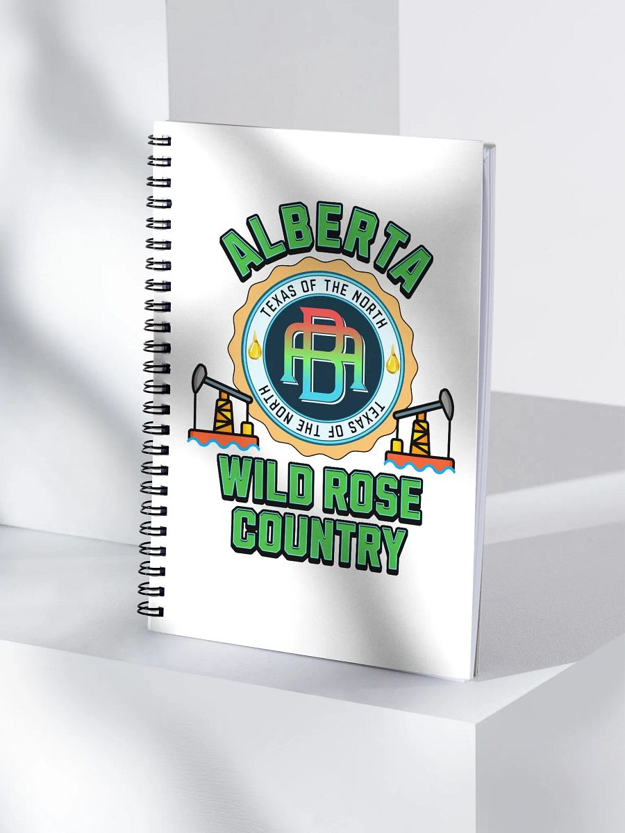 Alberta Wild Rose Country Spiral Notebook product image (3)