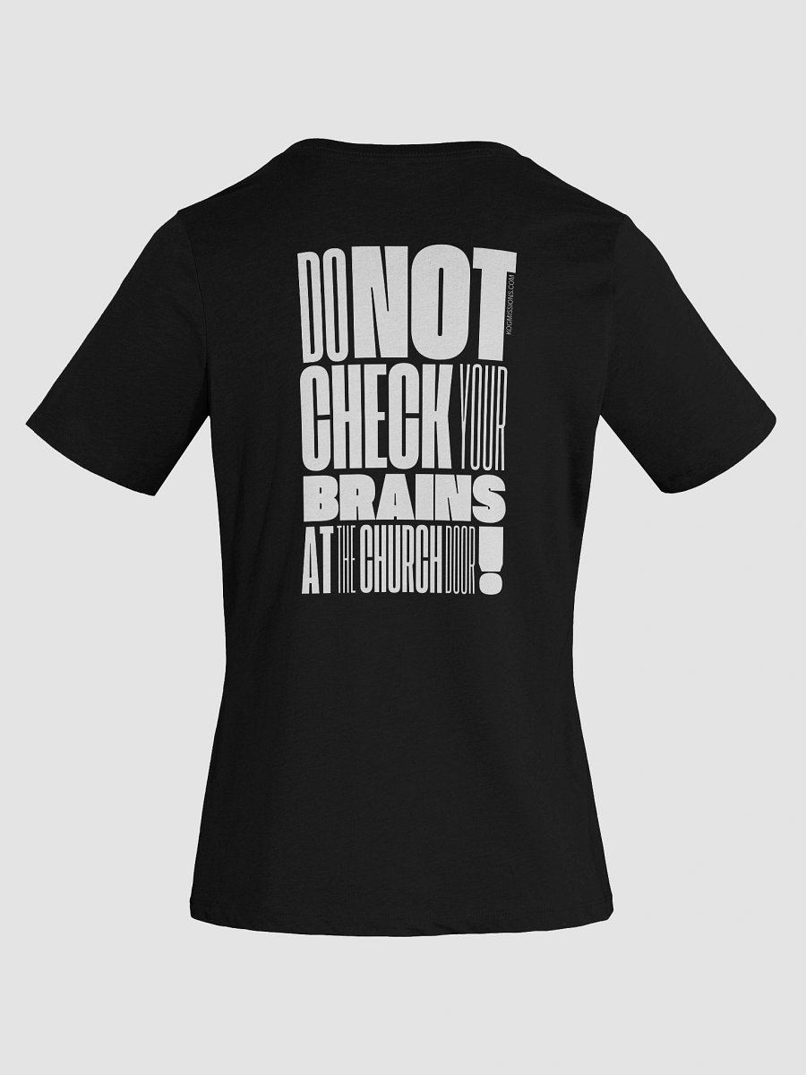 Church Lies Women's Lightweight Relaxed Fit V-Neck Tee product image (8)