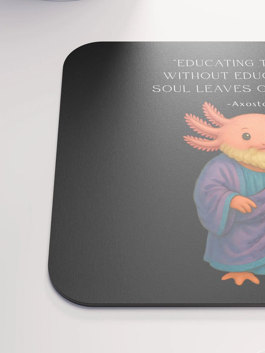 Axostotle - Educating the Gills Axolotl Aristotle Philosophy Mouse Pad product image (6)