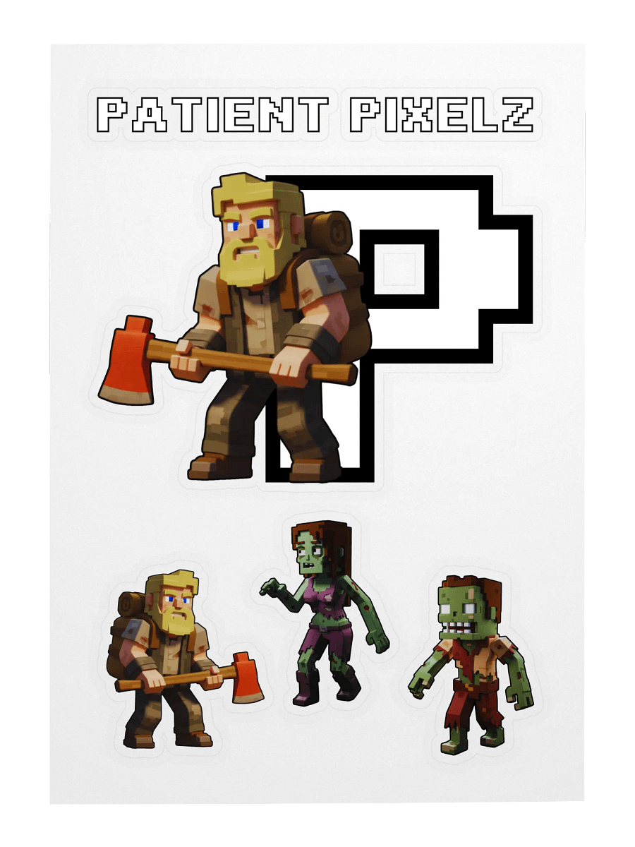 Patient PixelZ Sticker Sheet Set product image (3)