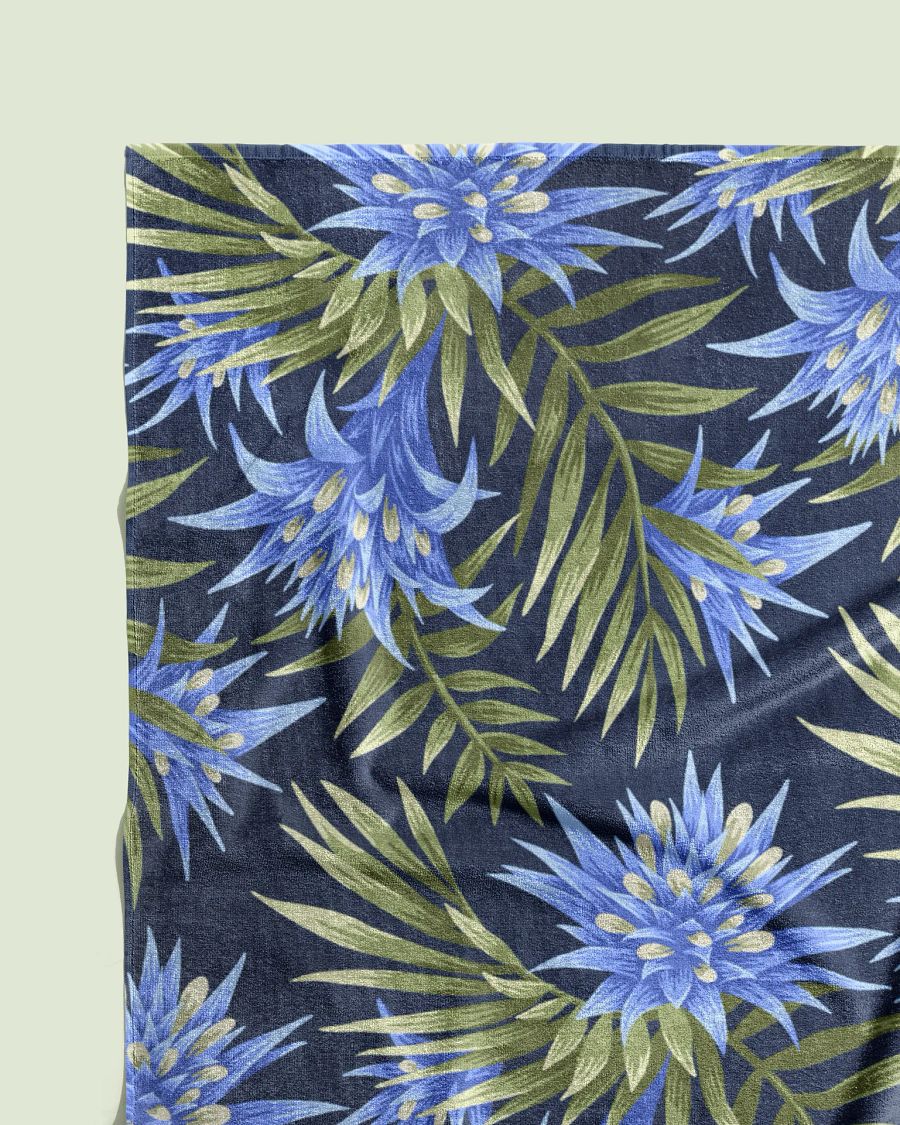 Beach Towel - Fasciata Tropical / Blue & Green product image (3)