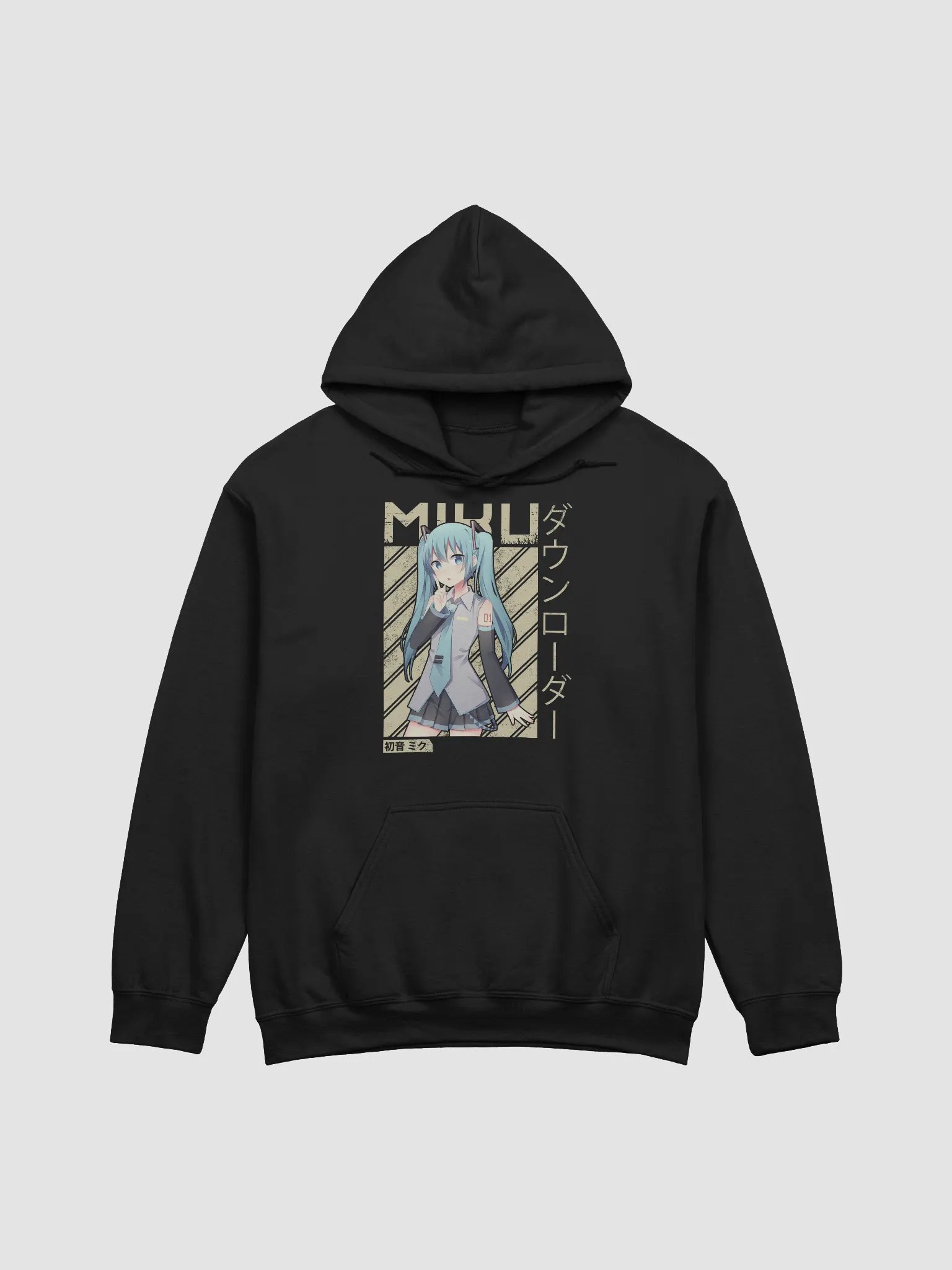 Hatsune Miku Downloader Sweatshirt – Gildan Midweight product image (1)
