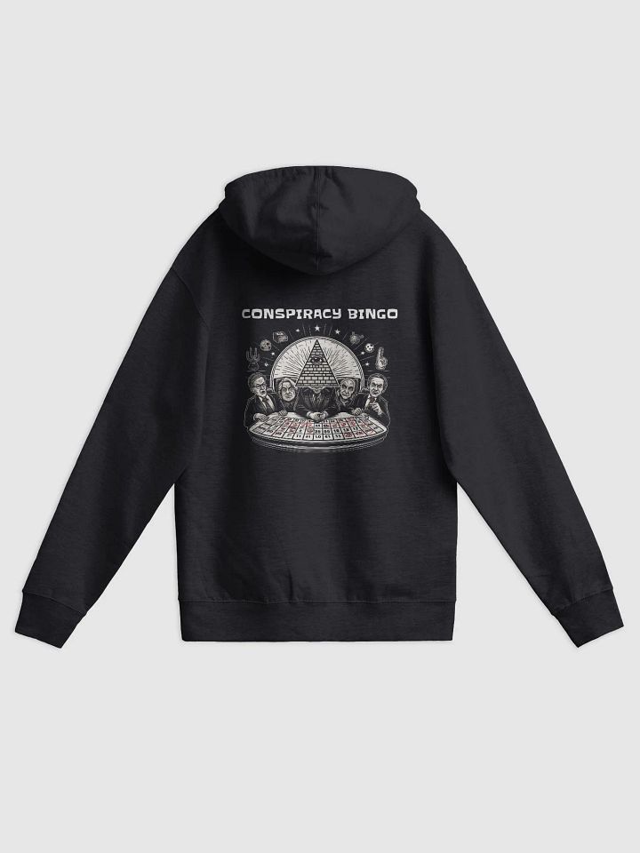 Conspiracy Bingo 2024 Zipper Hoodie - Dark Colors product image (4)