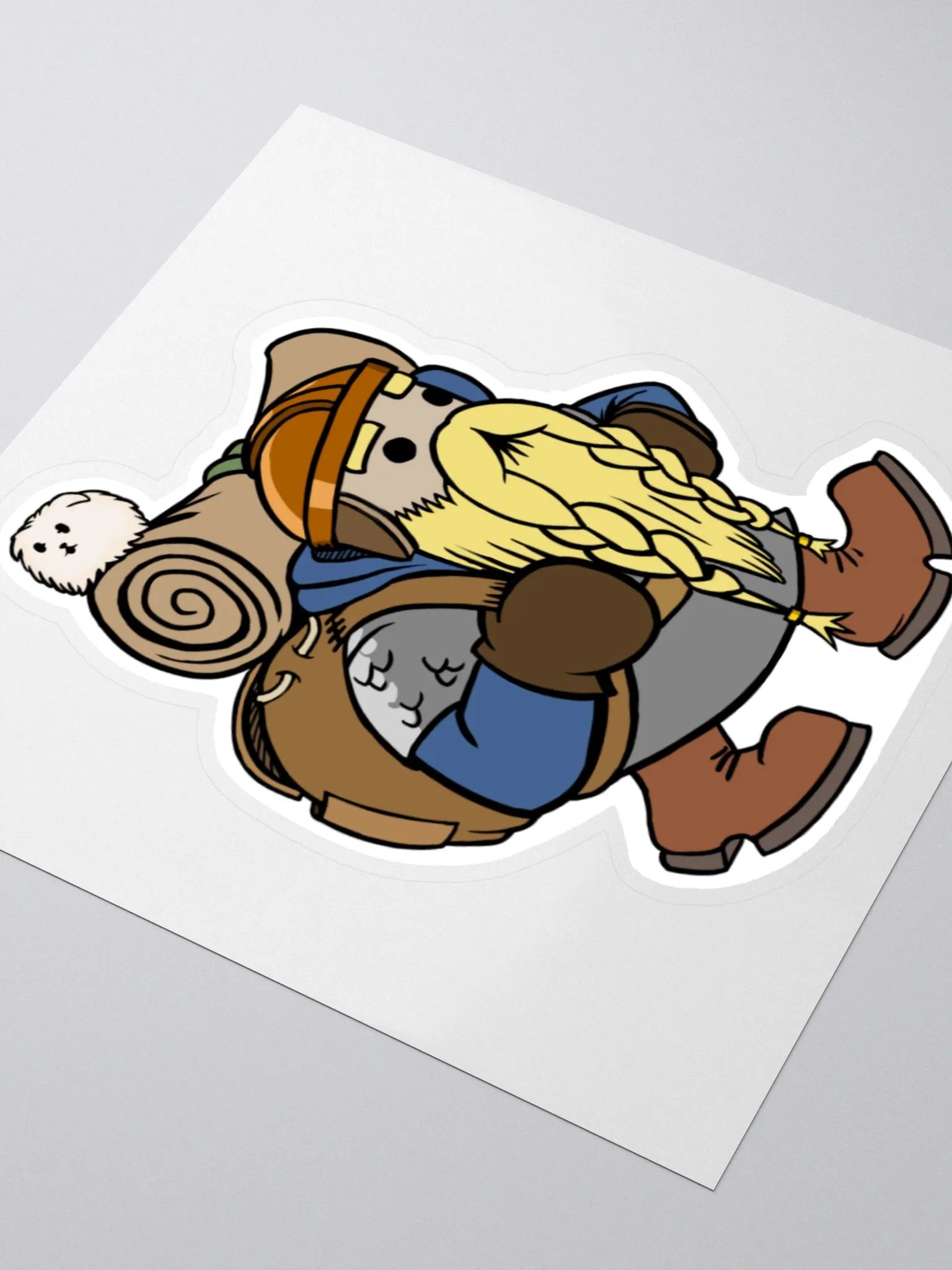 DWARF ADVENTURER (STICKER) product image (3)