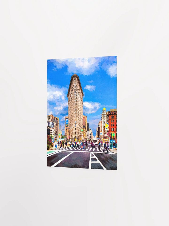 New York City’s Iconic Flatiron Building – Manhattan Matte Poster product image (2)