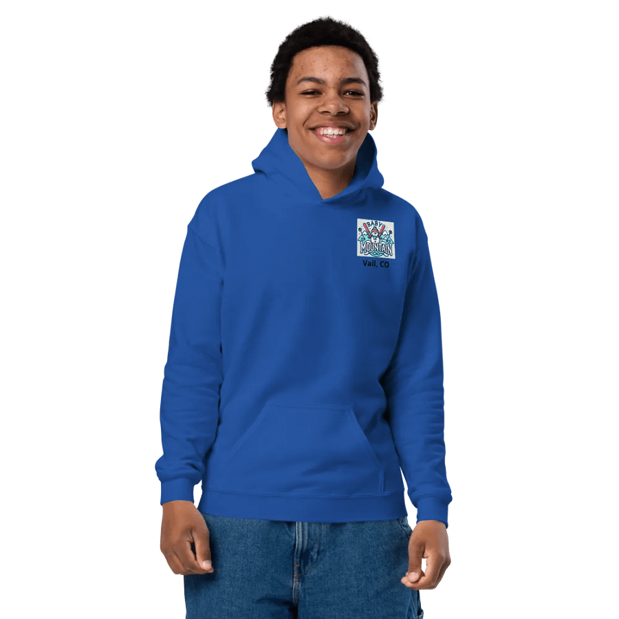Snowman Slope Youth Hoodie - Vail, CO product image (7)