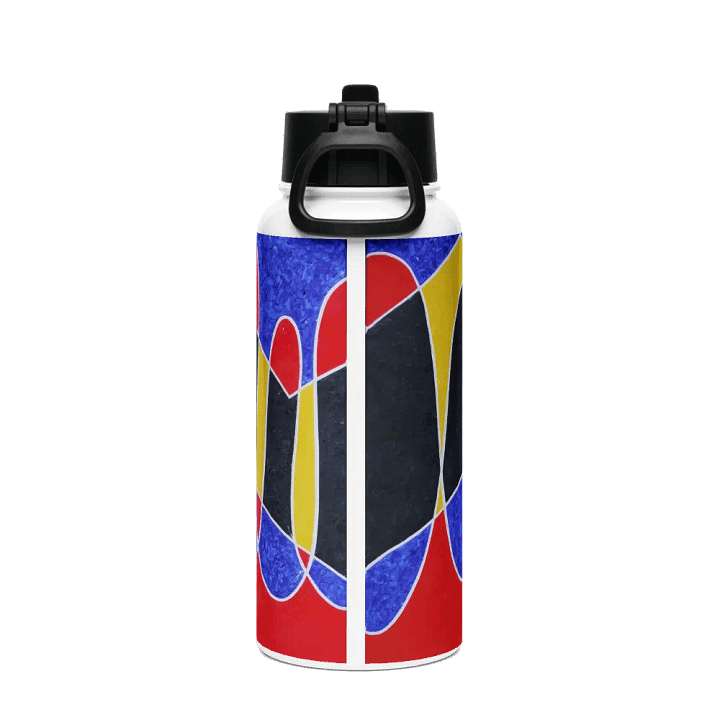 Dancing Girl Stainless Steel Water Bottle with a Straw Lid product image (2)