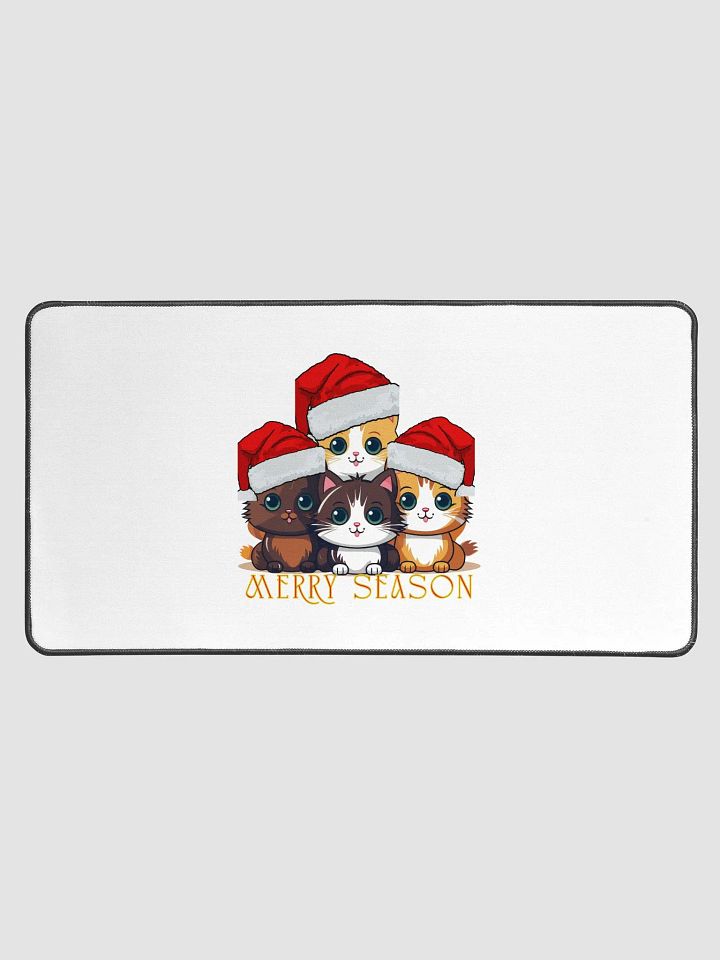Festive Cats Desk Mat product image (1)