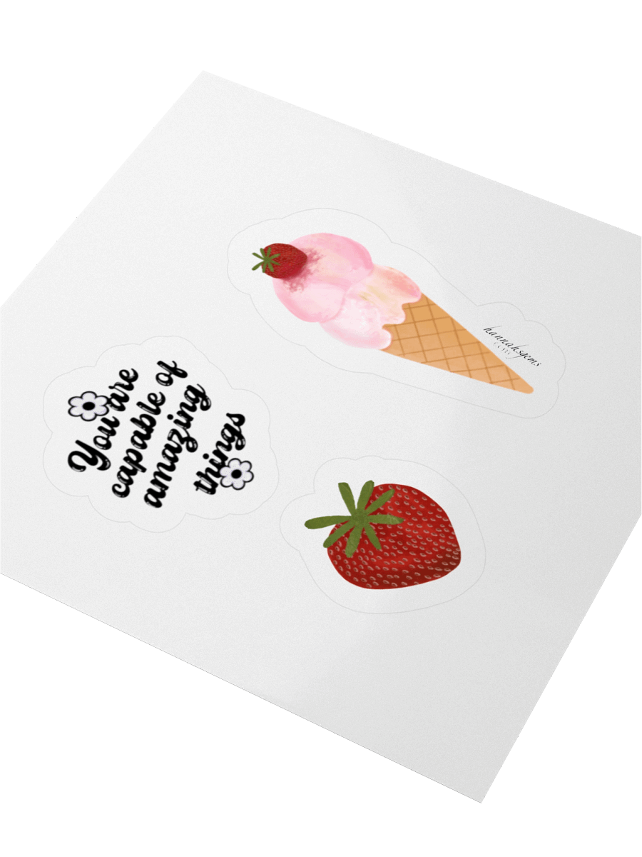 Strawberry Mini Stickers product image (3)
