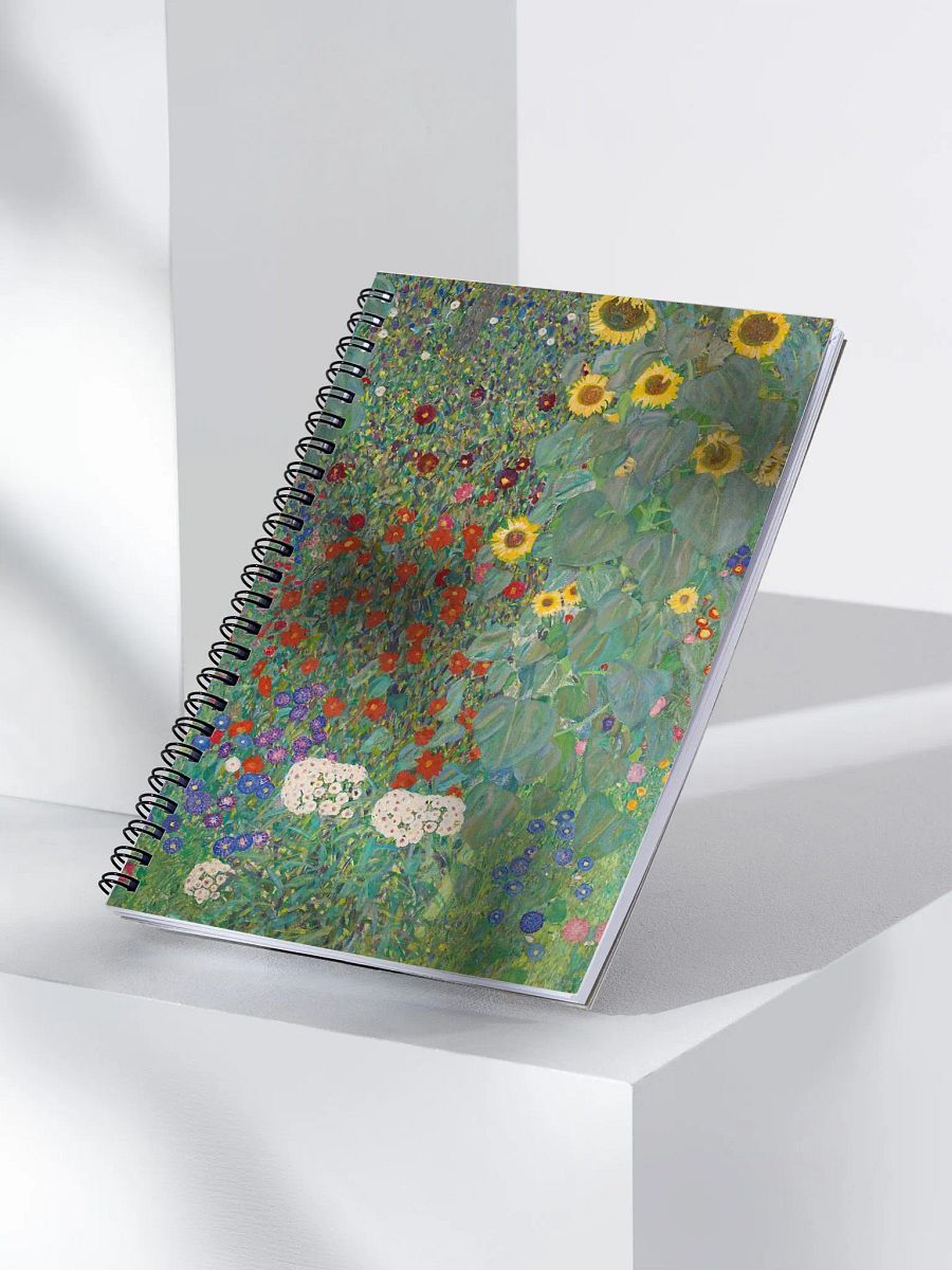 Gustav Klimt: Flower Garden Spiral Notebook product image (3)