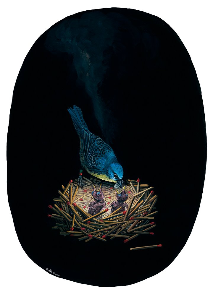 Prescribed Burn (Kirtland's Warbler) - Art Print product image (1)