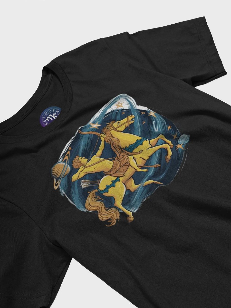 Sagittarius Zodiac Unisex Supersoft T-Shirt - Cosmic Archer Design product image (6)