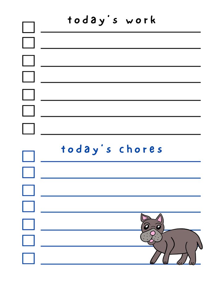 🐾🇫🇷 Frenchie Dog Dry Erase To-Do List – Chic, Cute, and Ready to Help You Conquer Your Day! 🇫🇷🐾 product image (2)