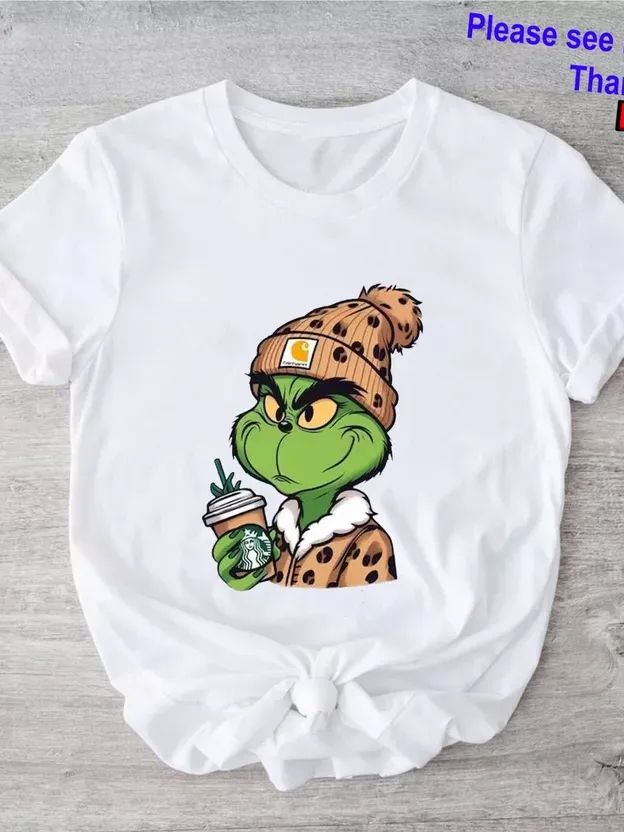 Grinch Leopard Unisex Christmas Shirt, Merry Grinchmas Shirt product image (1)
