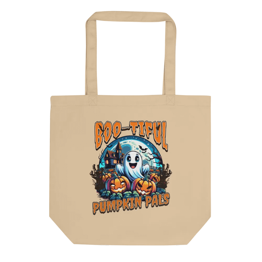 Boo-tiful Pumpkin Pals Organic Tote Bag product image (1)