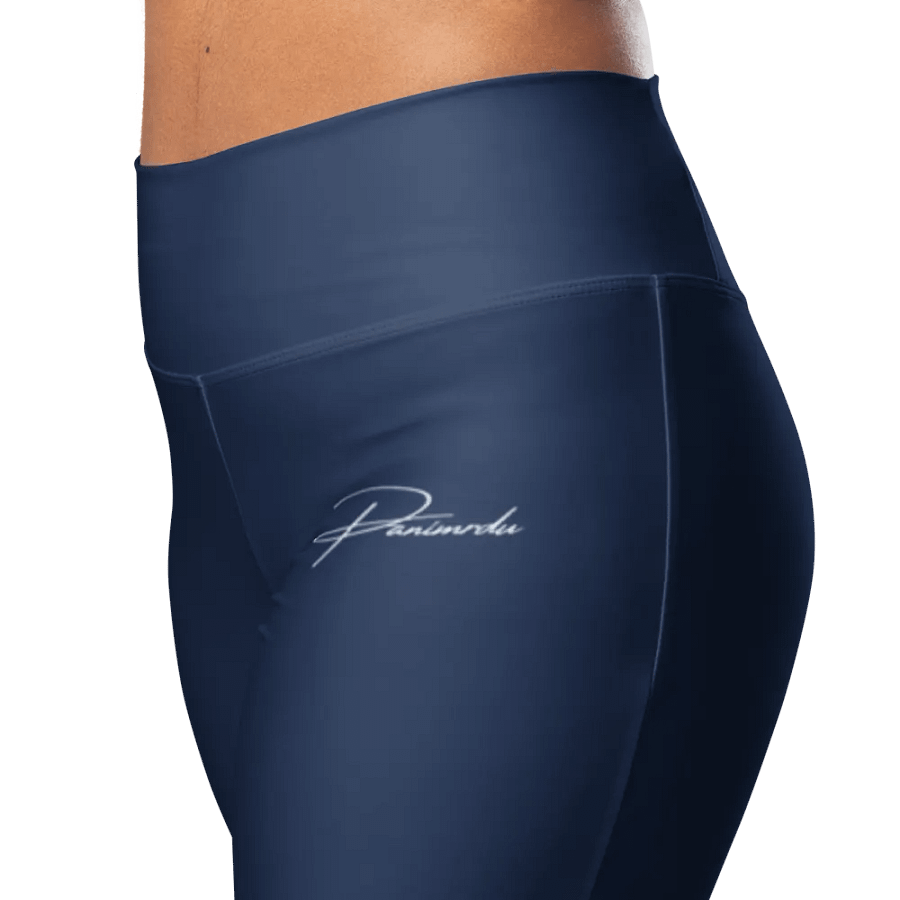 PANÍ MRDU Flaired Leggings in Navy product image (8)
