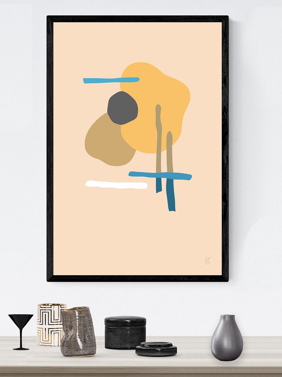 Geometric Harmony Matte Poster - Abstract Image No. 1 product image (7)