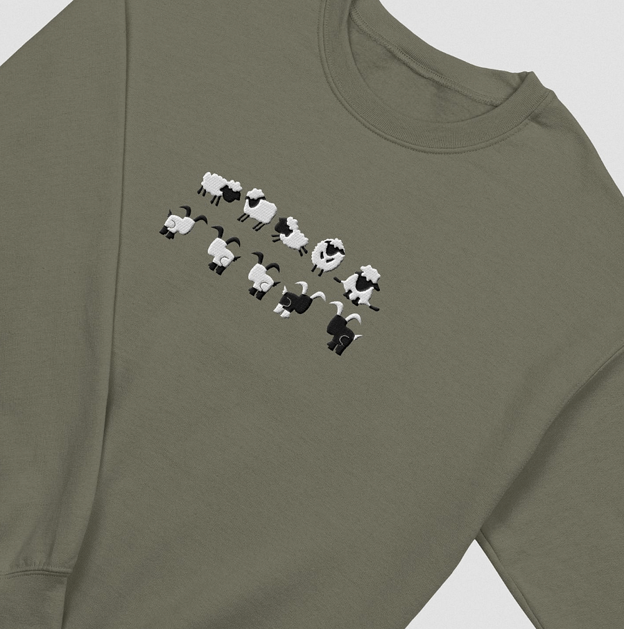 The Goat & The Sheep (Embroidered Sweatshirt) product image (1)