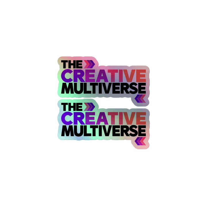 The Creative Multiverse Holofoil Sticker product image (1)