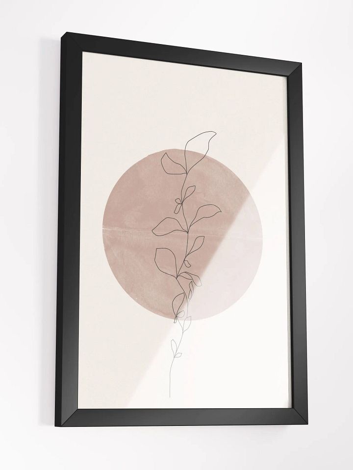 Botanical Minimalist Line Art Print | Simple Elegance of Nature-Inspired Design product image (1)