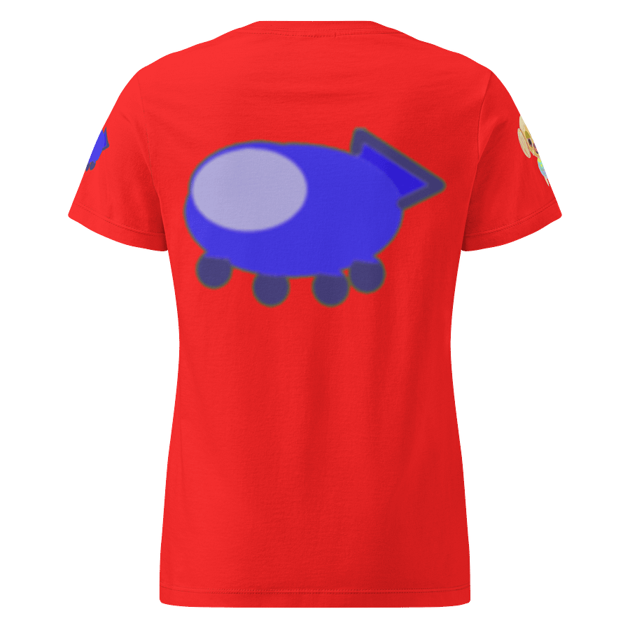 Popcorn Anime Whimsical Airship Adventure Women's Tee product image (2)