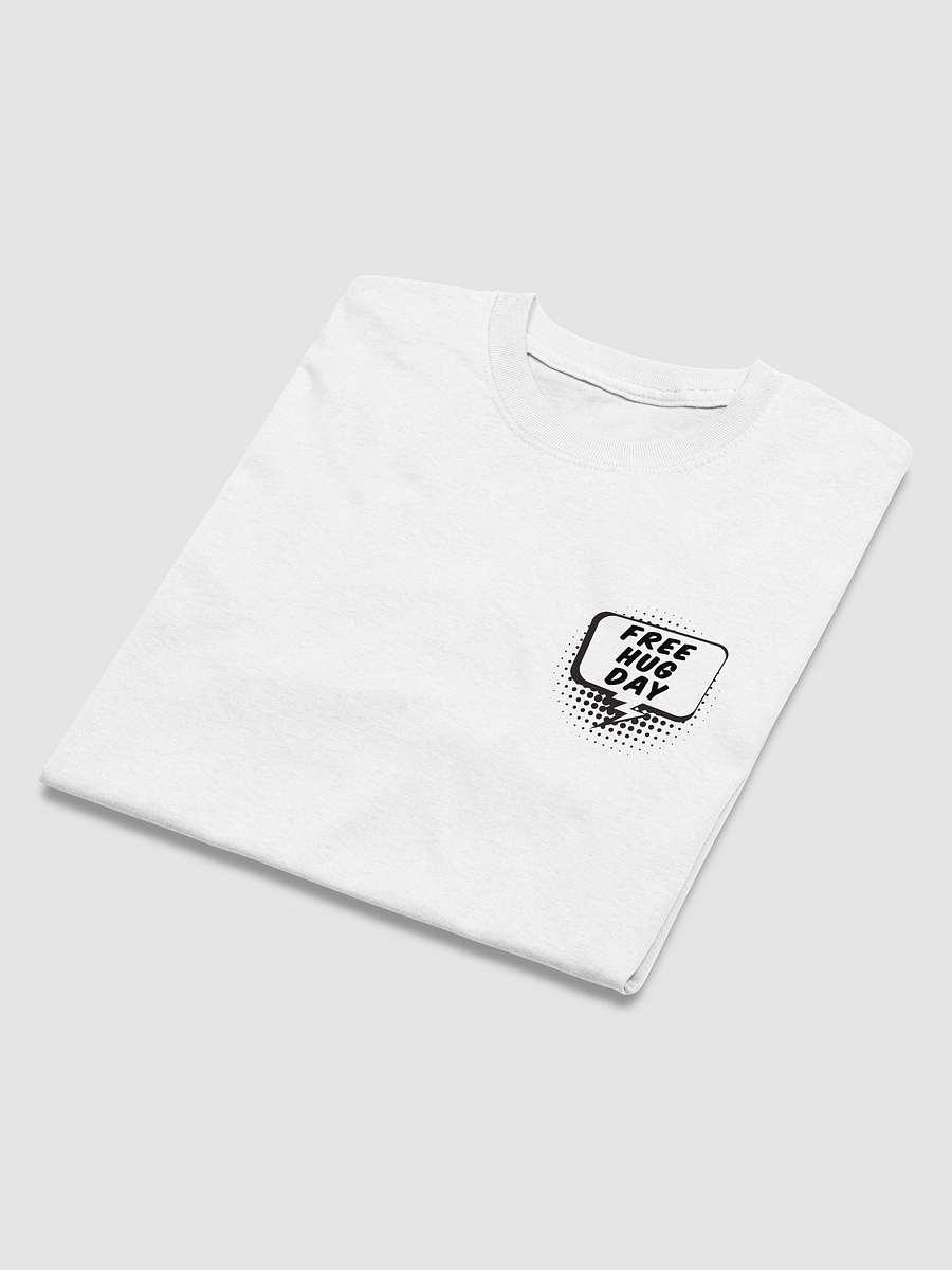Free Hug Day Unisex Heavy Cotton Tee - Fun Comic Design for Casual Wear product image (4)
