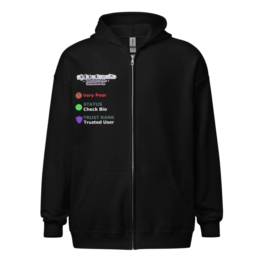 Heavy Blend Zip Hoodie (Unisex) - Byakko VR Stats Edition product image (1)