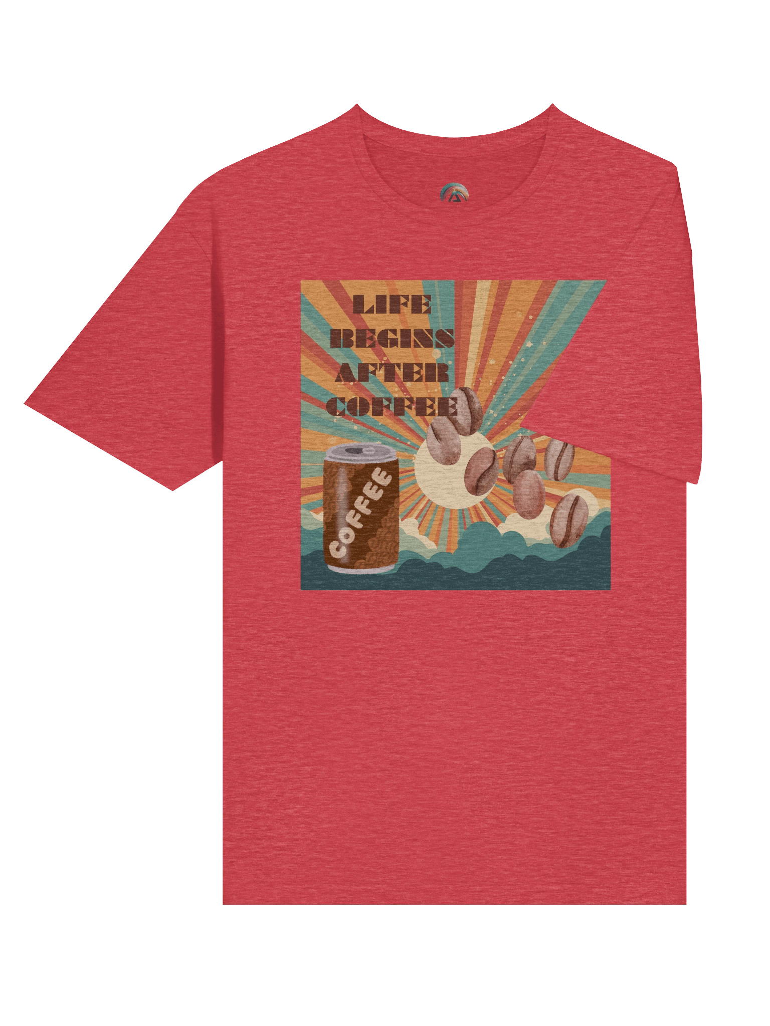 Retro Coffee Sunburst T-Shirt product image (30)