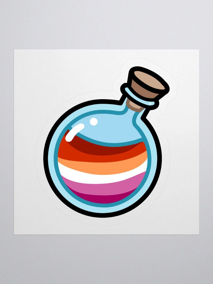 Lesbian Pride Potion Sticker product image (1)