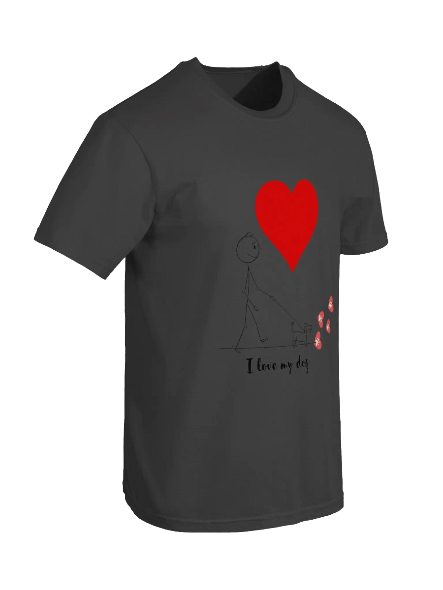 I Love My Dog Heavyweight T-Shirt product image (93)