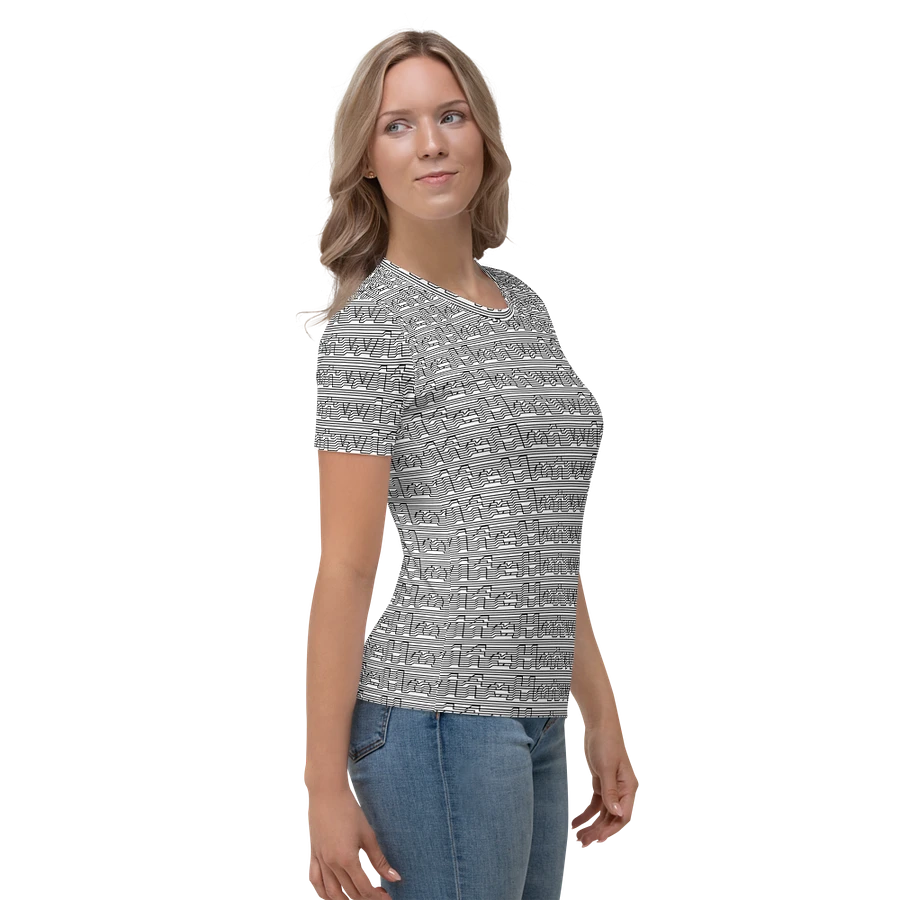 Hotwife Magic 3D illusion print fitted shirt product image (8)